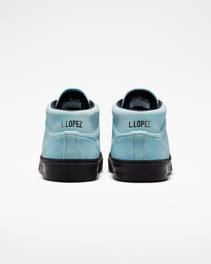 Women's Converse Louie Lopez Pro Mid x FA Skate Shoes Blue / Black | AU C3E68C